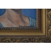 Jacek Malczewski - Portret Kobiety - Stary Obraz Olejny - Złota Rama 34x28