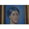 Jacek Malczewski - Portret Kobiety - Stary Obraz Olejny - Złota Rama 34x28