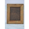 Wiejski Pejzaż - Chaty Na Brzegu Rzeki - Stary Obraz Olejny - Rama 30x25cm