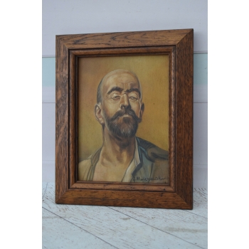 Jacek Malczewski - Autoportret - Portret Mężczyzny - Stary Obraz Olejny