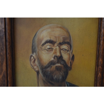 Jacek Malczewski - Autoportret - Portret Mężczyzny - Stary Obraz Olejny