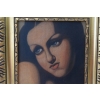 TAMARA De Łempicka - Portret Kobiety - Kobieta - Obraz Olejny Złota Rama