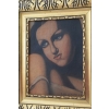 TAMARA De Łempicka - Portret Kobiety - Kobieta - Obraz Olejny Złota Rama