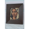 TAMARA De Łempicka - Portret Kobiety w Białym Turbanie - Obraz Olejny