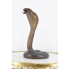 Groźna Kobra - Wąż Grzechotnik - Cobra - Figura Rzeźba z Brązu - Dekoracja