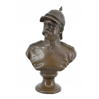 Popiersie z Brązu - Otto Van Bismarck - Figura z Brązu - Dekoracja