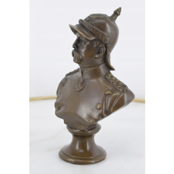 Popiersie z Brązu - Otto Van Bismarck - Figura z Brązu - Dekoracja