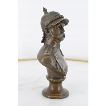 Popiersie z Brązu - Otto Van Bismarck - Figura z Brązu - Dekoracja