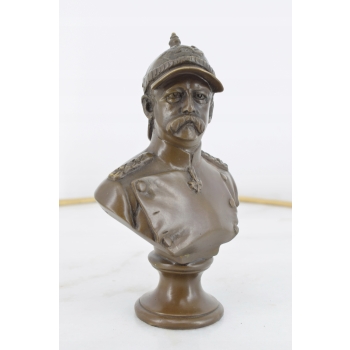 Popiersie z Brązu - Otto Van Bismarck - Figura z Brązu - Dekoracja