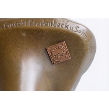 Popiersie z Brązu - Otto Van Bismarck - Figura z Brązu - Dekoracja