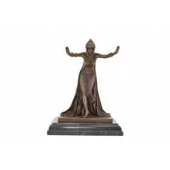 Demetre Chiparus - Tancerka - Kobieta Art Deco - Figura Rzeźba z Brązu