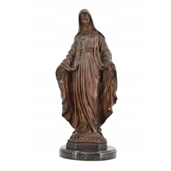 Maryja Matka Boża Madonna - Figura z Brązu Rzeźba - Dekoracja Ozdoba