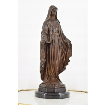 Maryja Matka Boża Madonna - Figura z Brązu Rzeźba - Dekoracja Ozdoba
