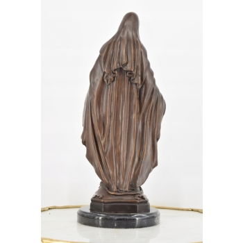 Maryja Matka Boża Madonna - Figura z Brązu Rzeźba - Dekoracja Ozdoba