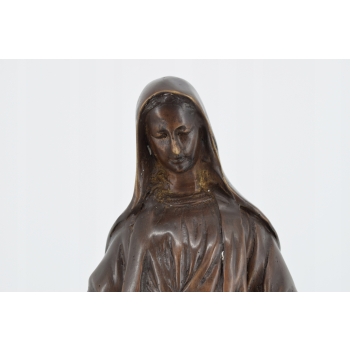 Maryja Matka Boża Madonna - Figura z Brązu Rzeźba - Dekoracja Ozdoba
