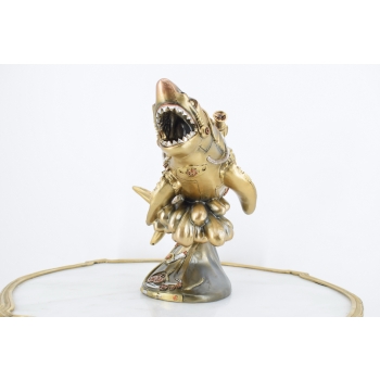 Atakujący Groźny Rekin - Mechaniczna Ryba Szczeki - Figurka Statuetka