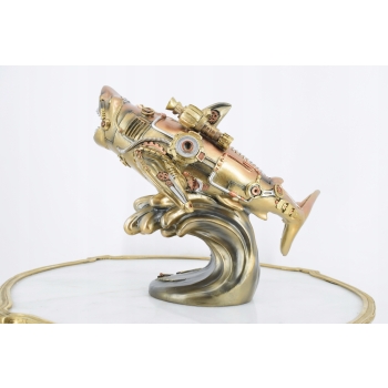 Atakujący Groźny Rekin - Mechaniczna Ryba Szczeki - Figurka Statuetka