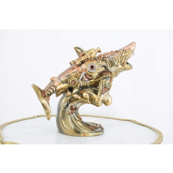 Atakujący Groźny Rekin - Mechaniczna Ryba Szczeki - Figurka Statuetka