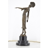 ART DECO - D.H CHIPARUS - FIGURA Z BRĄZU TANCERKA