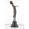 ART DECO - D.H CHIPARUS - FIGURA Z BRĄZU TANCERKA