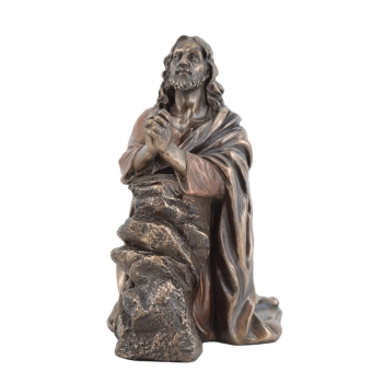 Modlący się Jezus - Jezus w Ogrójcu - Figura Rzeźba - Biblia - Dekoracja