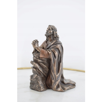 Modlący się Jezus - Jezus w Ogrójcu - Figura Rzeźba - Biblia - Dekoracja