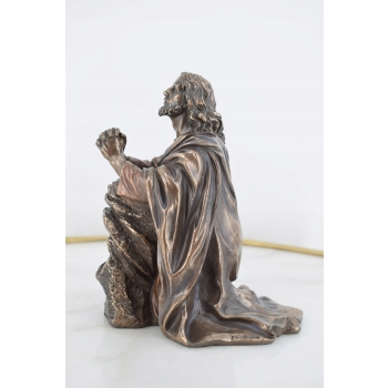 Modlący się Jezus - Jezus w Ogrójcu - Figura Rzeźba - Biblia - Dekoracja
