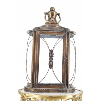 Lampion Latarnie na świece - Vintage Dekoracja - Dom Ogród - Bez Szyb