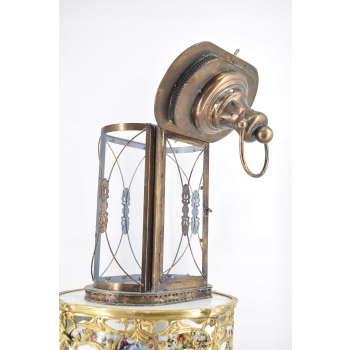 Lampion Latarnie na świece - Vintage Dekoracja - Dom Ogród - Bez Szyb