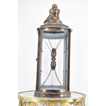 Lampion Latarnie na świece - Vintage Dekoracja - Dom Ogród - Bez Szyb