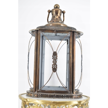 Lampion Latarnie na świece - Vintage Dekoracja - Dom Ogród - Bez Szyb