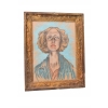 I. Witkiewicz Witkacy 1933 - Portret Arystokratka w Chuście - Pastel Obraz