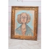 I. Witkiewicz Witkacy 1933 - Portret Arystokratka w Chuście - Pastel Obraz