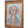 I. Witkiewicz Witkacy 1933 - Portret Arystokratka w Chuście - Pastel Obraz