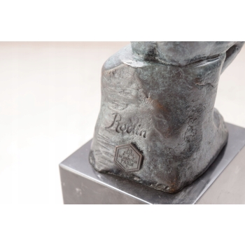 Myśliciel - Auguste Rodin - Figura Rzeźba z Brązu - Patynowy 20 cm