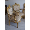 Barokowy Komplet Wypoczynkowy Wypoczynek - Sofa + 4 Fotele + Stół SALON