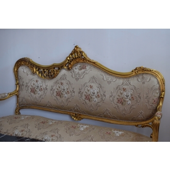 Barokowy Komplet Wypoczynkowy Wypoczynek - Sofa + 4 Fotele + Stół SALON