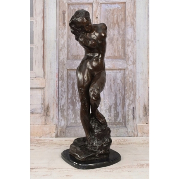 Auguste Rodin Ewa - Posąg Akt Kobiety - Sygn - Rzeźba Figura z Brązu