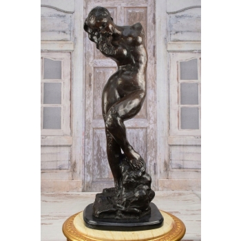 Auguste Rodin Ewa - Posąg Akt Kobiety - Sygn - Rzeźba Figura z Brązu