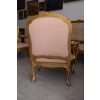 Barokowy Komplet Wypoczynkowy Wypoczynek Róż Kwiaty Sofa + 4 Fotele + Stół
