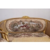 Barokowy Komplet Wypoczynkowy Wypoczynek Gobelin Sofa + 4 Fotele + Stół