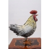 METALOWA KURA KURCZAK DO OGRODU - FIGURA OGRODOWA GOSPODARSTWO