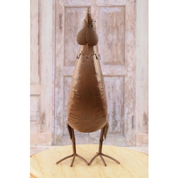 Metalowa Kura - Figura Ogrodowa - Ogród Figurka Kurczak