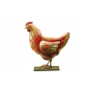 Metalowa Kura - Figura Ogrodowa - Ogród Figurka Kurczak - Vintage Rzeźba