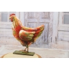 Metalowa Kura - Figura Ogrodowa - Ogród Figurka Kurczak - Vintage Rzeźba