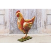 Metalowa Kura - Figura Ogrodowa - Ogród Figurka Kurczak - Vintage Rzeźba