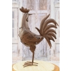 Metalowy Kogut- Figura Ogrodowa - Ogród Figurka Kogucik Rzeźba Rękodzieło