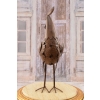 Metalowy Kogut- Figura Ogrodowa - Ogród Figurka Kogucik Rzeźba Rękodzieło