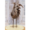 Metalowy Kogut- Figura Ogrodowa - Ogród Figurka Kogucik Rzeźba Rękodzieło