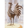 Metalowy Kogut- Figura Ogrodowa - Ogród Figurka Kogucik Rzeźba Rękodzieło
